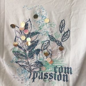 Old Navy // 👧 💎 👚 Embellished long sleeve tee